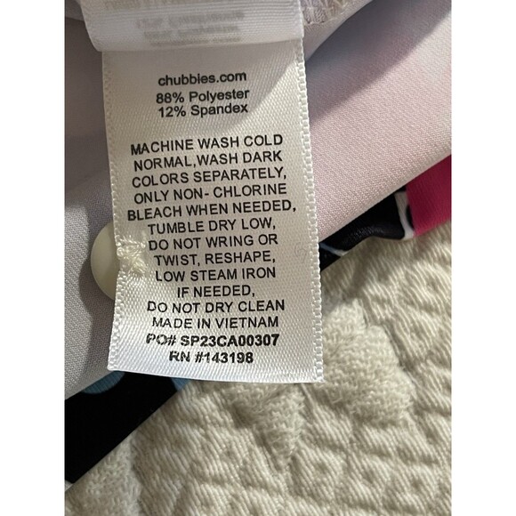 Chubbies The Bloom Slammer Performance Polo Colorful Floral Mens Large - Picture 5 of 12